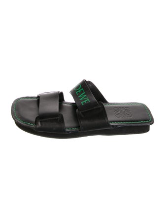 Loewe Leather Slides