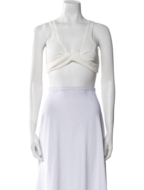 Loewe Twisted Bra V-Neck Crop Top