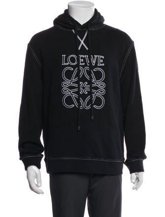 Loewe Graphic Print Crew Neck Hoodie