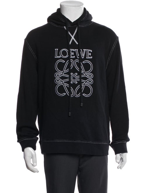 Loewe Graphic Print Crew Neck Hoodie