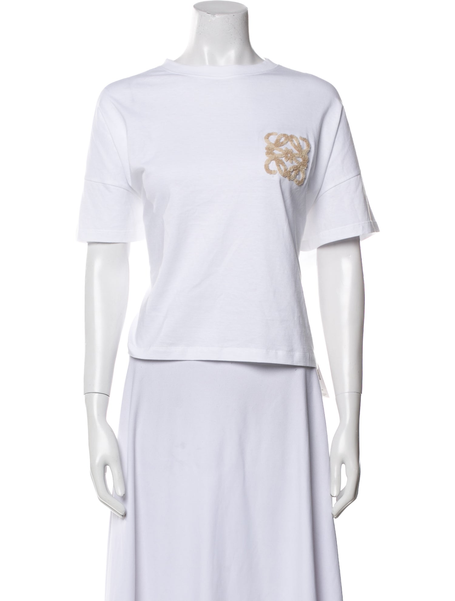 Loewe Graphic Print Bateau Neckline T-Shirt