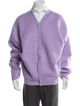 Loewe Wool V-Neck Cardigan