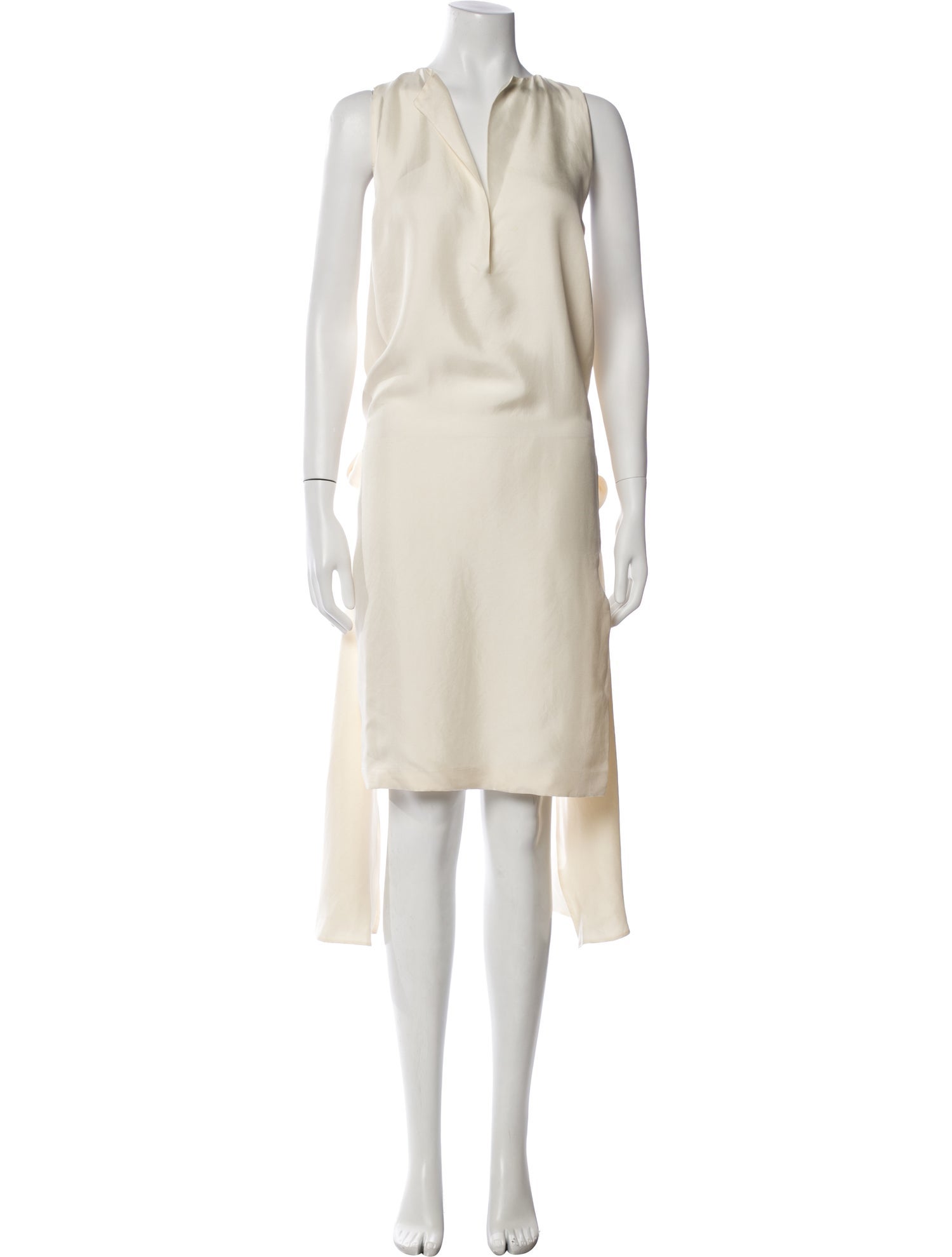 Loewe V-Neck Knee-Length Dress