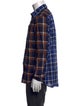Loewe Plaid Print Long Sleeve Shirt