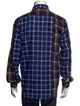 Loewe Plaid Print Long Sleeve Shirt