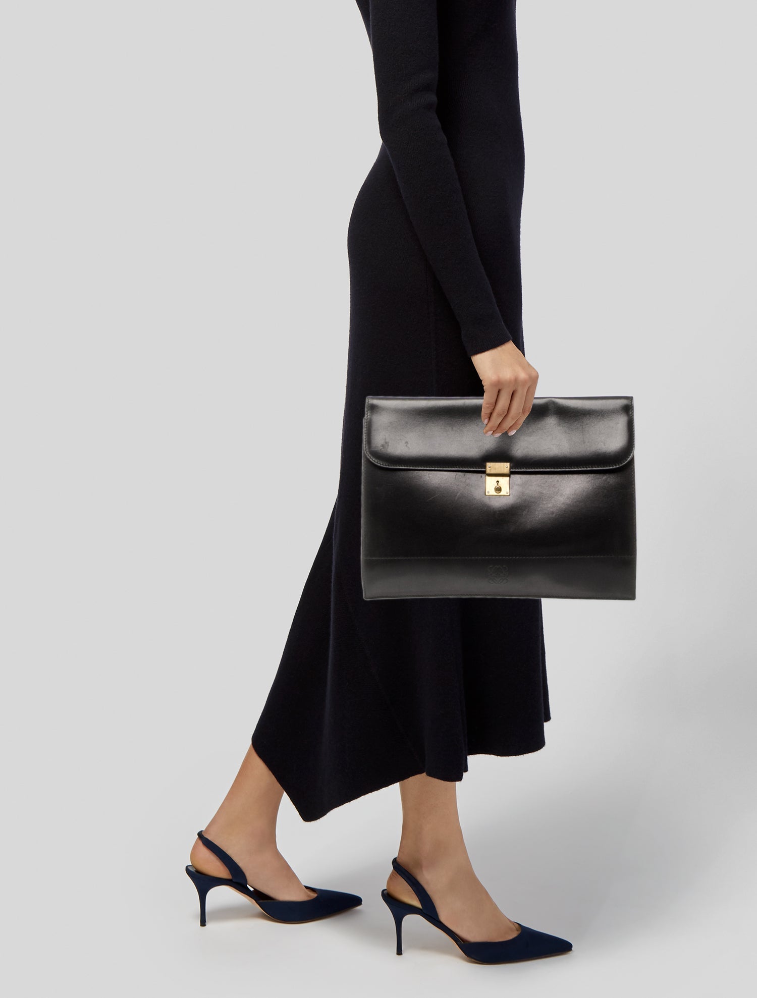 Loewe Leather Portfolio Vintage