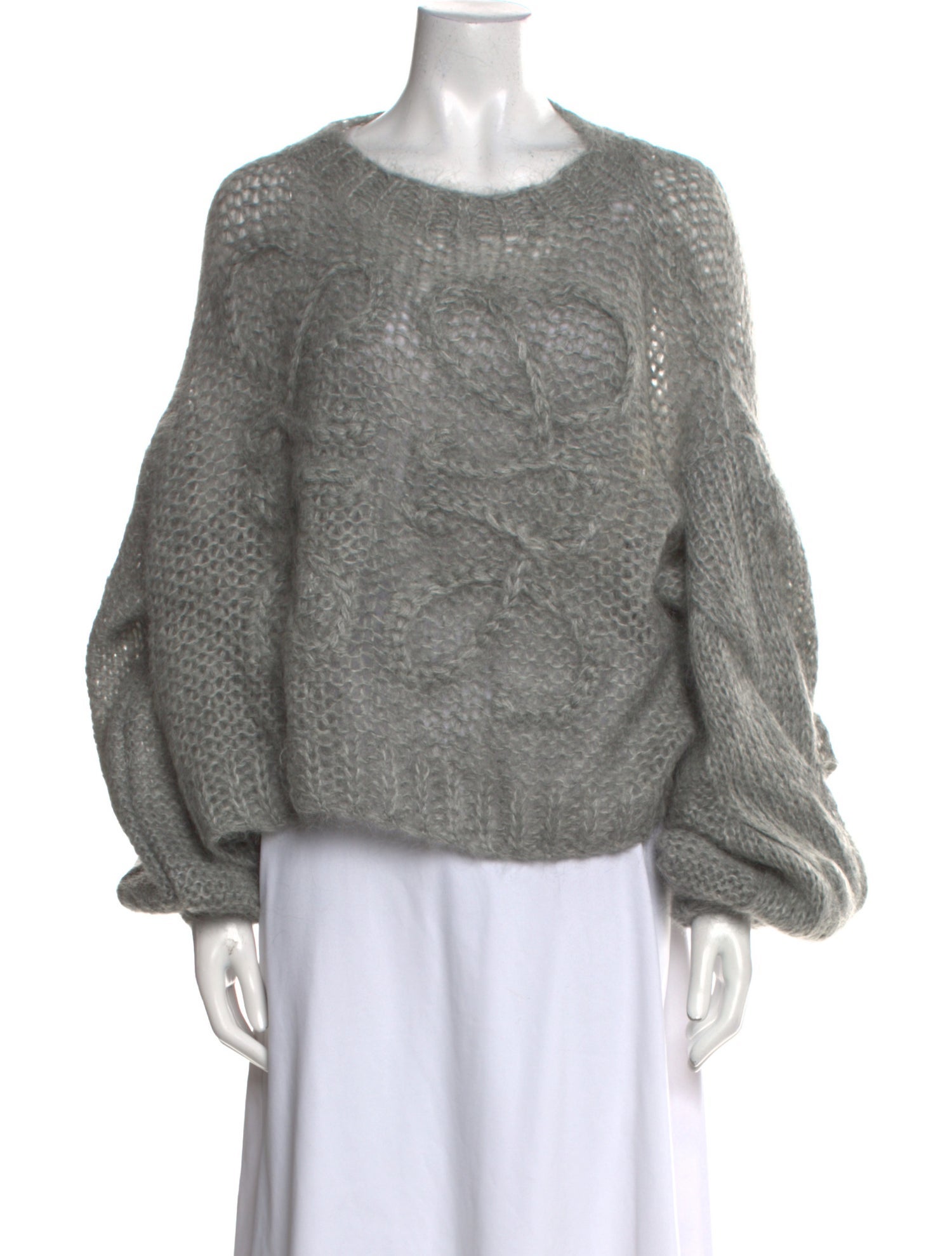 Loewe Mohair Scoop Neck Sweater