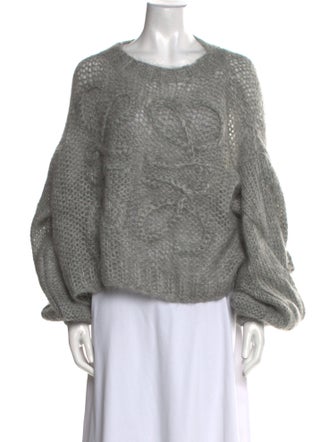 Loewe Mohair Scoop Neck Sweater