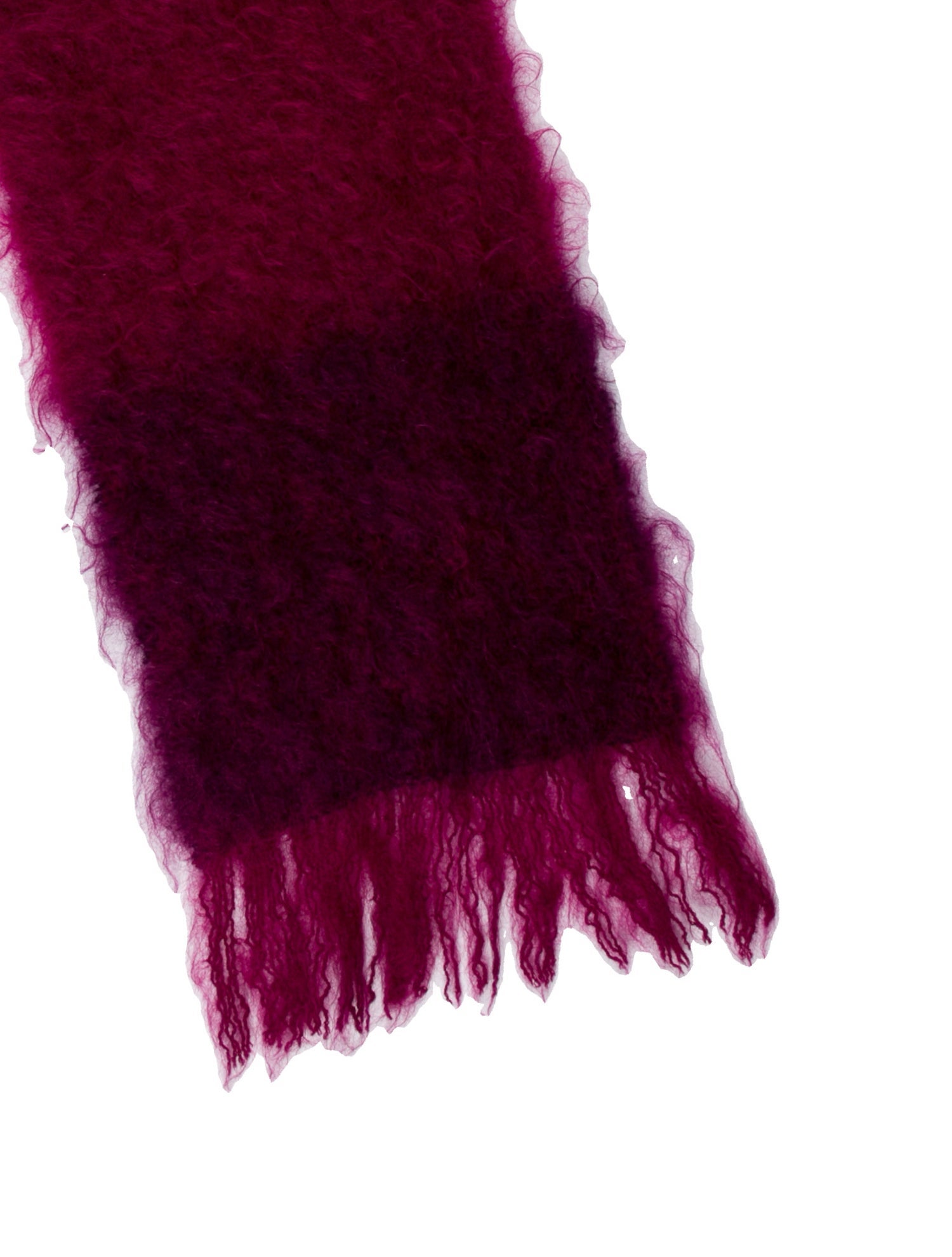 Loewe Mohair Colorblock Pattern Scarf
