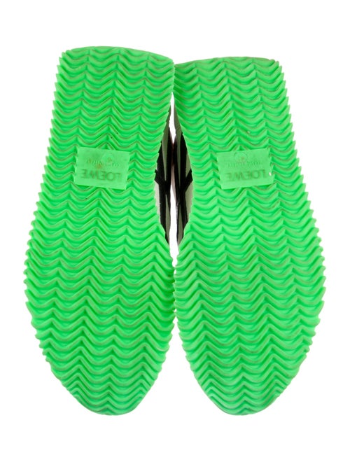 Loewe Nylon Colorblock Pattern Sneakers