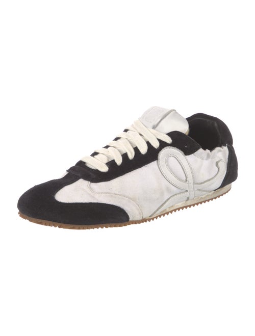 Loewe Canvas Colorblock Pattern Sneakers