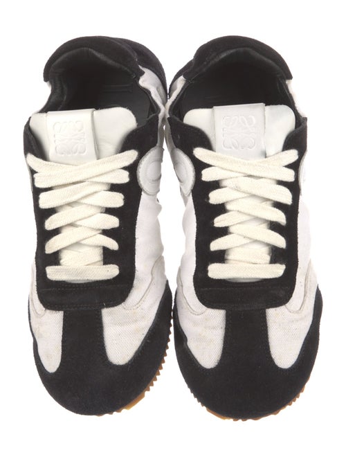 Loewe Canvas Colorblock Pattern Sneakers