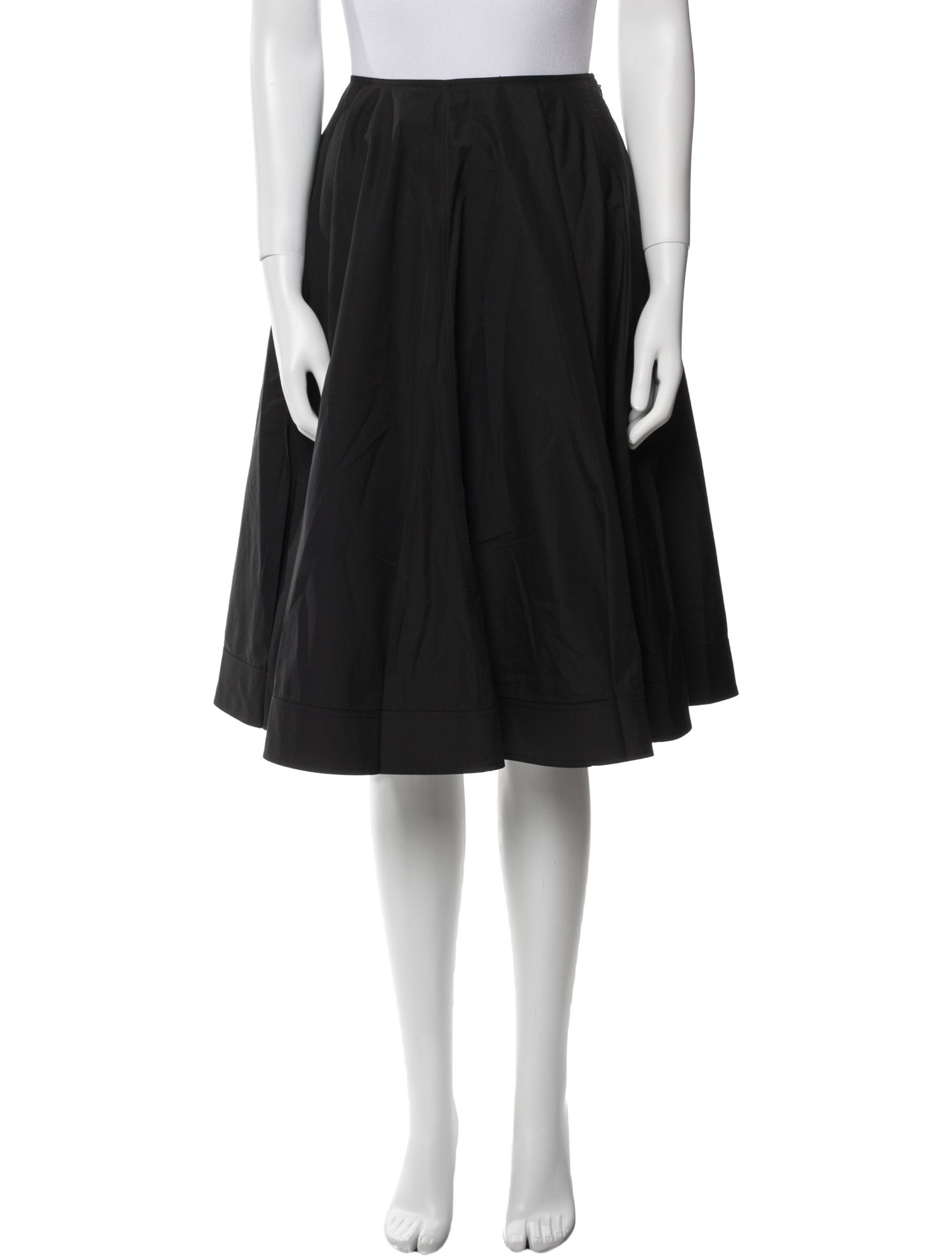 Loewe Pleated Accents Knee-Length Skirt