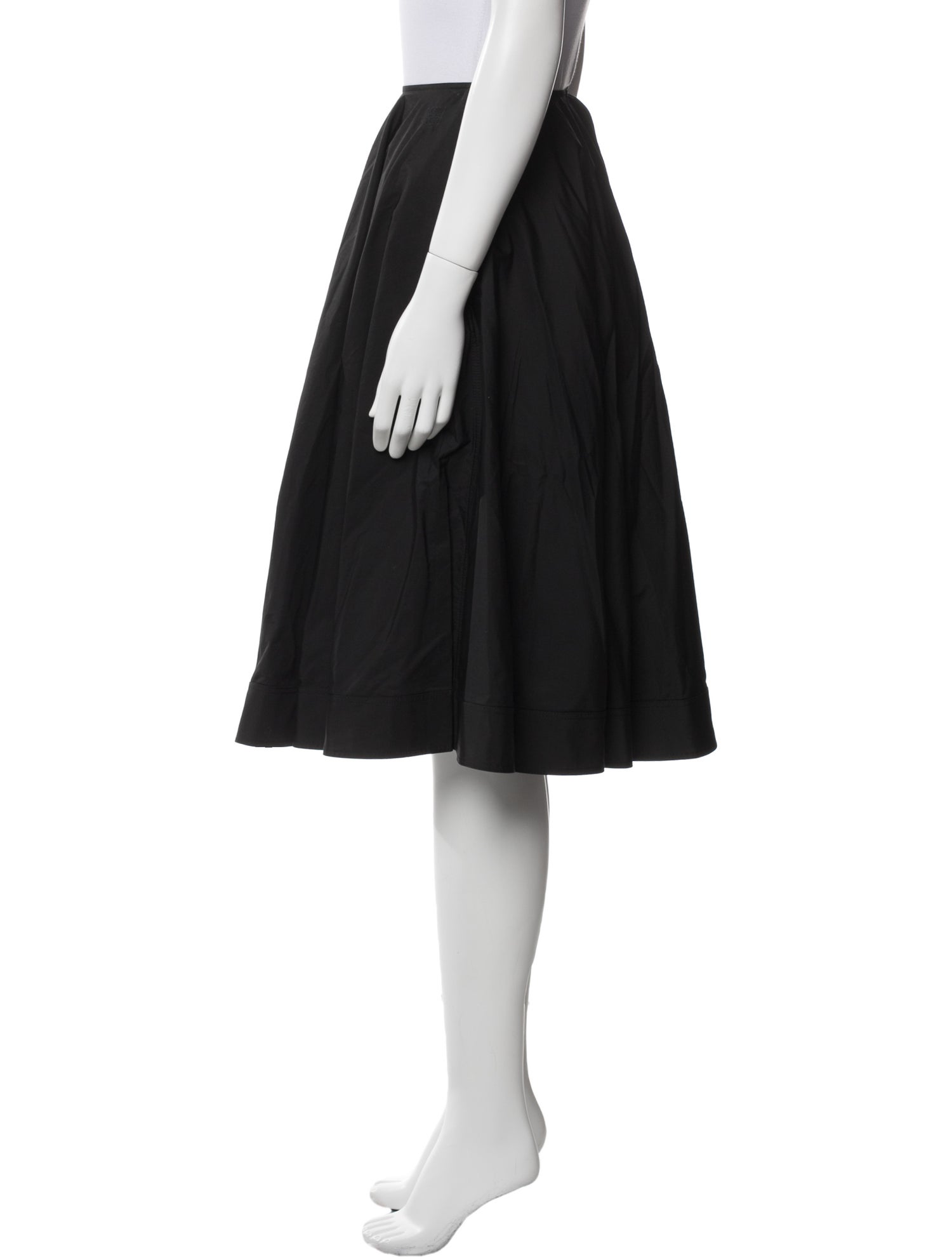 Loewe Pleated Accents Knee-Length Skirt