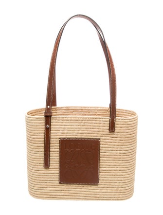 Loewe Raffia Square Basket