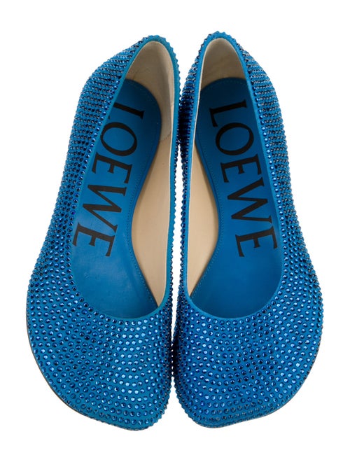 Loewe Suede Ballet Flats