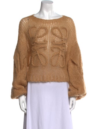 Loewe Mohair Bateau Neckline Sweater