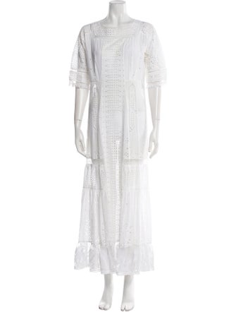 Loewe Bateau Neckline Long Dress