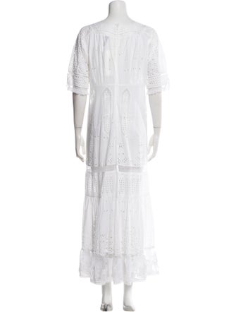 Loewe Bateau Neckline Long Dress