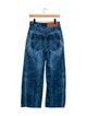 Loewe Pixelated Wide Leg Jeans