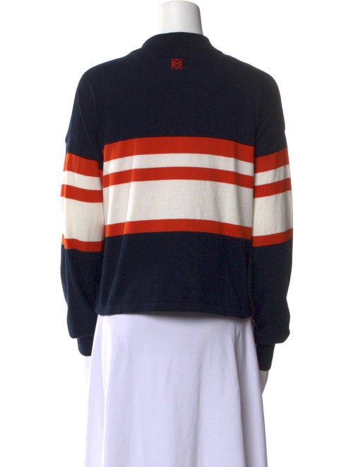 Loewe Striped Crew Neck Polo