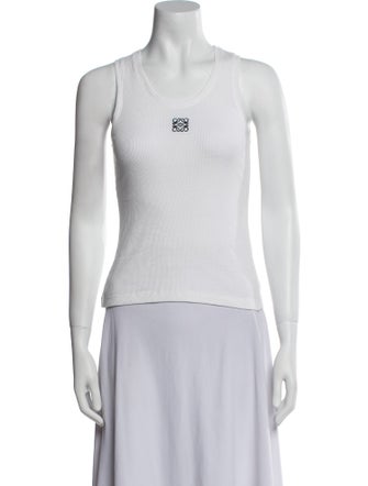Loewe Scoop Neck Sleeveless Top