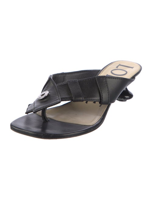 Loewe Leather Slides