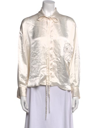 Loewe Long Sleeve Button-Up Top