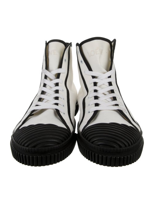 Loewe Signature Logo Canvas Sneakers