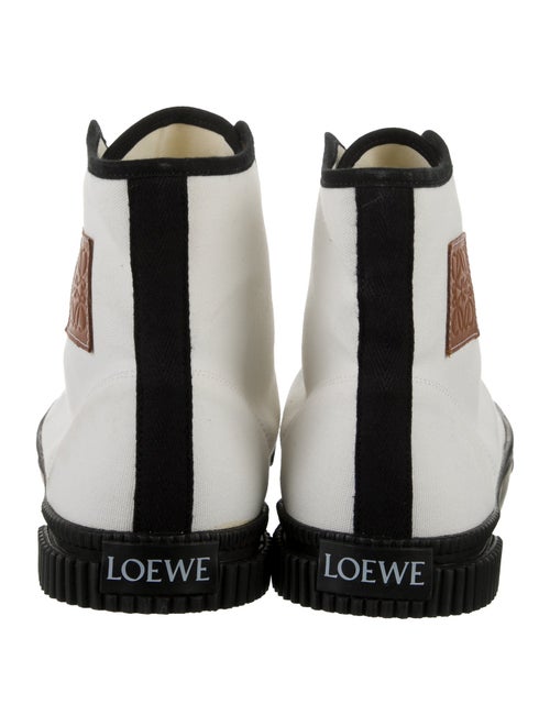 Loewe Signature Logo Canvas Sneakers