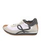 Loewe Suede Colorblock Pattern Sneakers