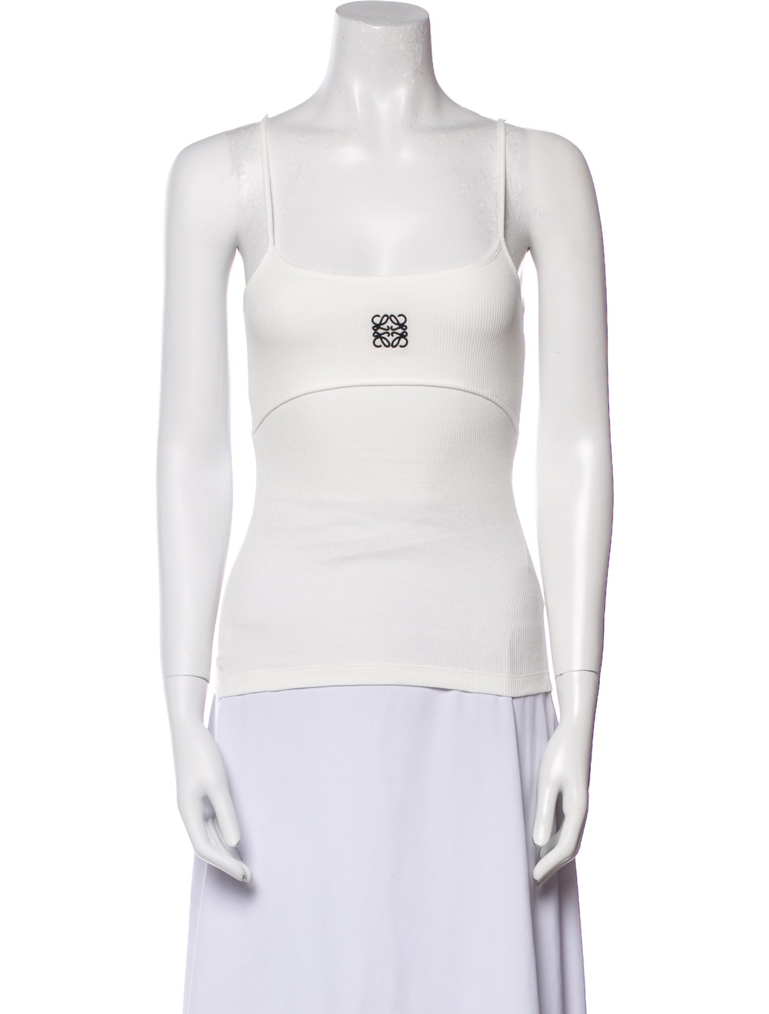 Loewe Graphic Print Square Neckline Top