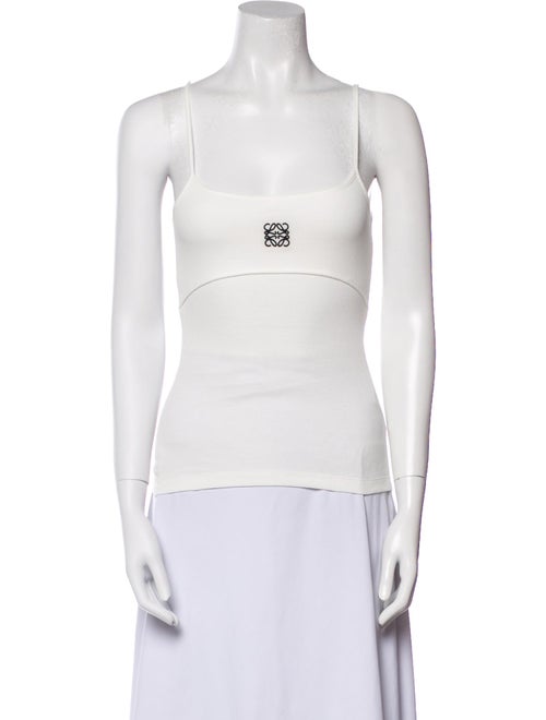 Loewe Graphic Print Square Neckline Top