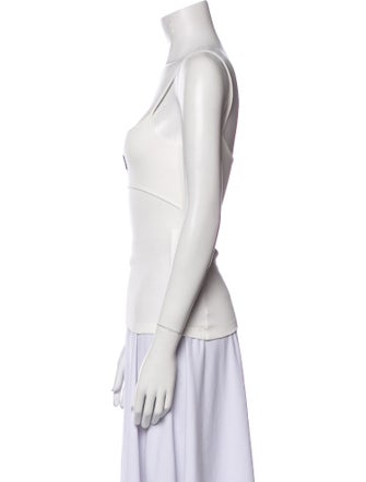 Loewe Graphic Print Square Neckline Top