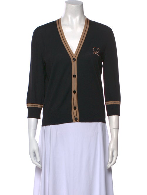 Loewe Wool Colorblock Pattern Sweater