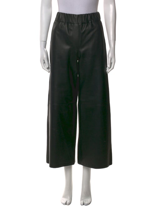Loewe Leather Wide Leg Pants