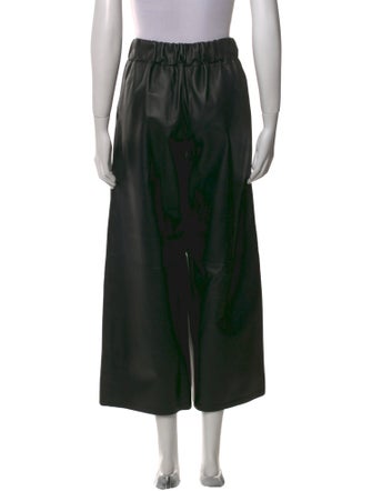 Loewe Leather Wide Leg Pants