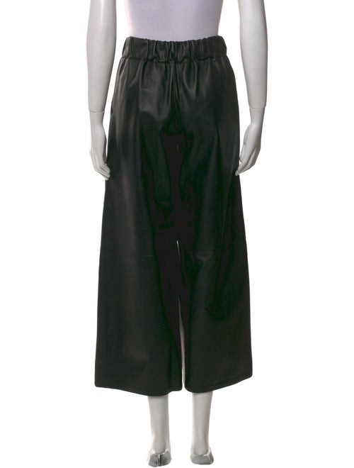 Loewe Leather Wide Leg Pants