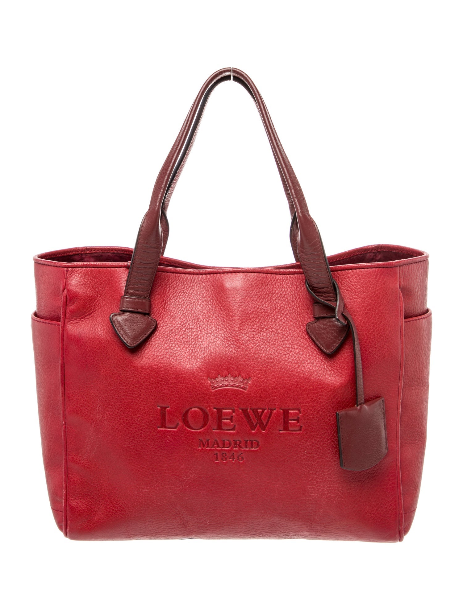 Loewe Leather Top Handle Bag
