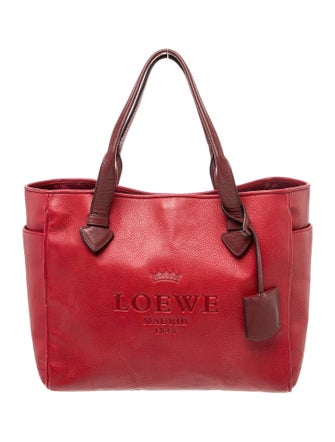 Loewe Leather Top Handle Bag