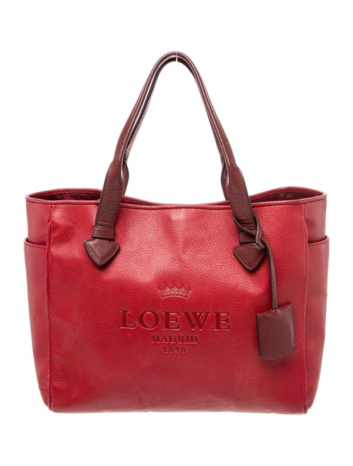 Loewe Leather Top Handle Bag