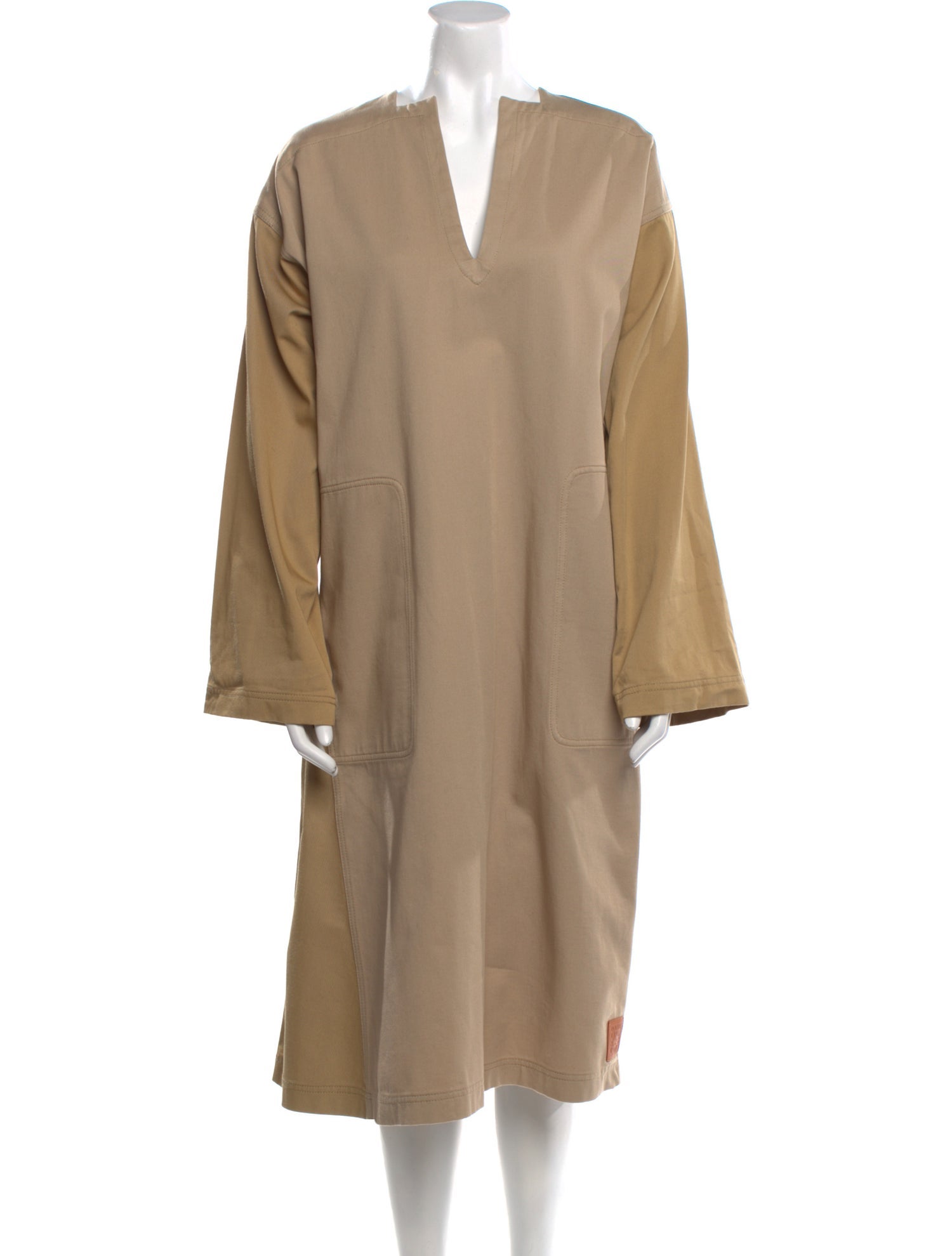 Loewe V-Neck Midi Length Dress w/ Tags