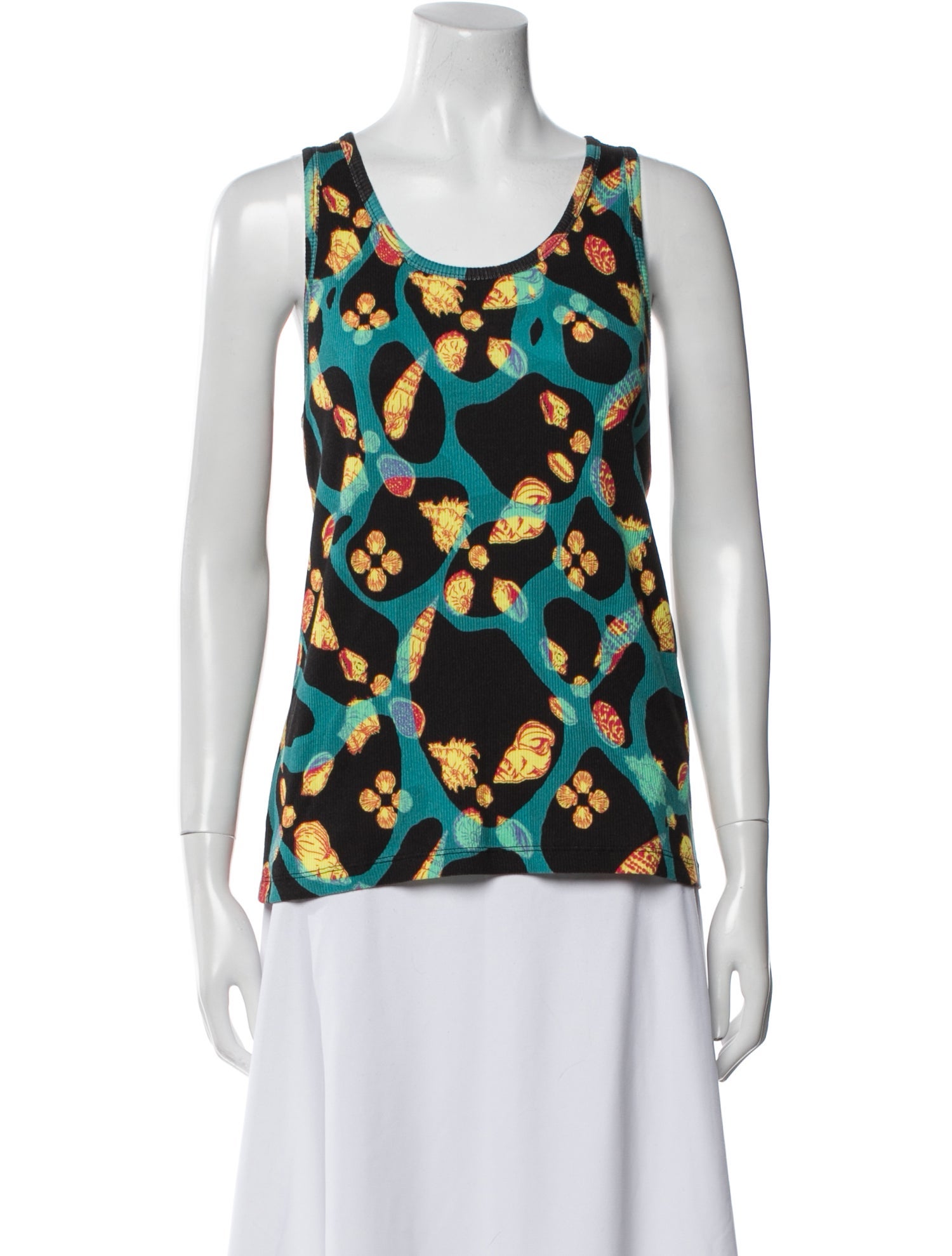 Loewe Paula's Ibiza Printed Scoop Neck Top w/ Tags