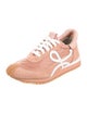 Loewe Suede Leather Trim Embellishment Sneakers