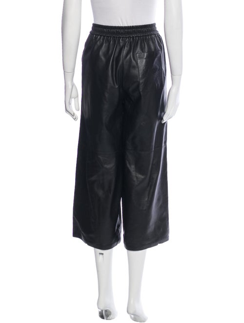 Loewe Leather Wide Leg Pants
