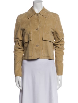 Loewe Leather Utility Jacket