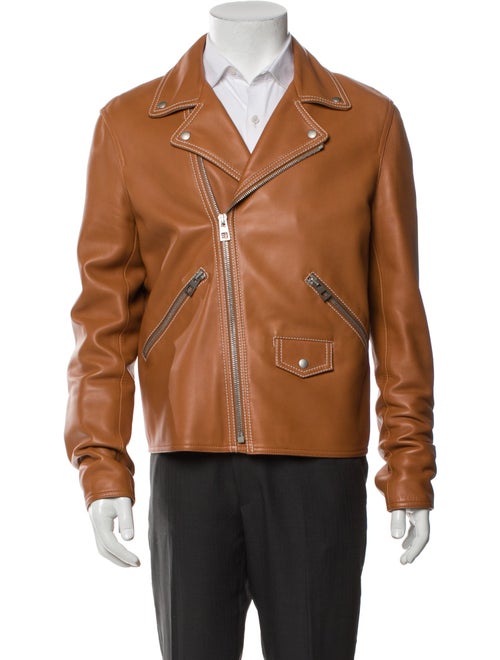 Loewe Lamb Leather Moto Jacket