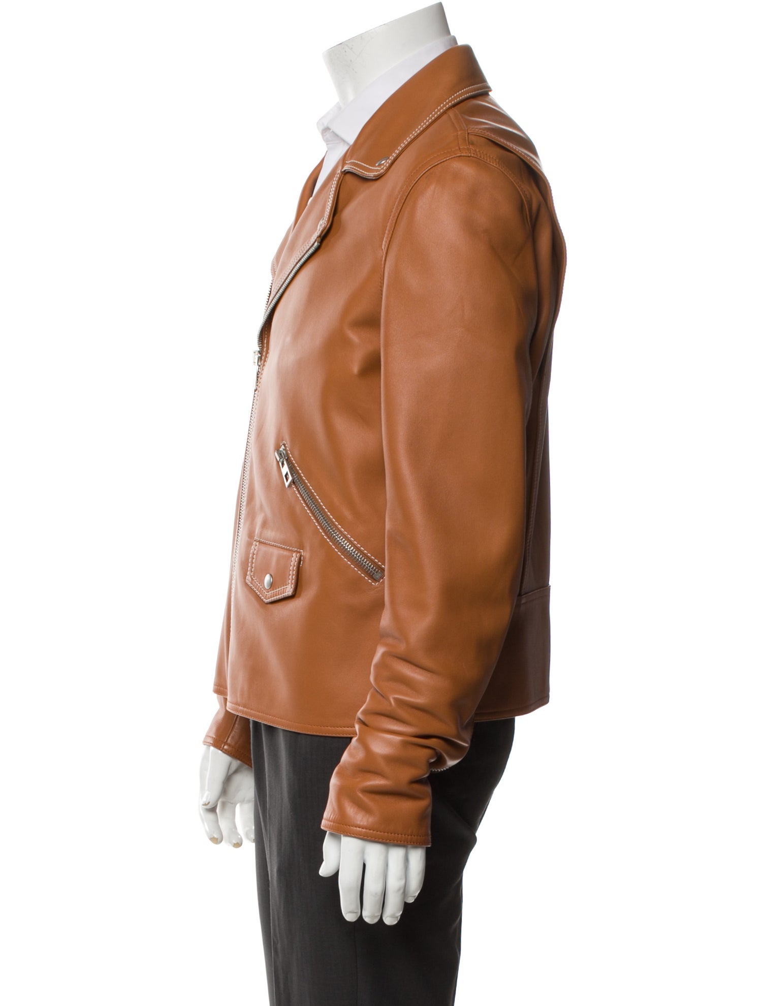 Loewe Lamb Leather Moto Jacket