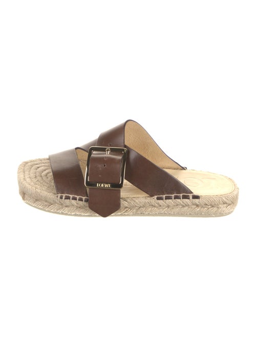 Loewe Leather Espadrilles