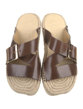 Loewe Leather Espadrilles